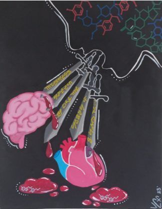 Quiet Archives: Voices Amplified — swords, ART by J.C.F.